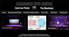 Desktop Screenshot of carnarvonciviccentre.com